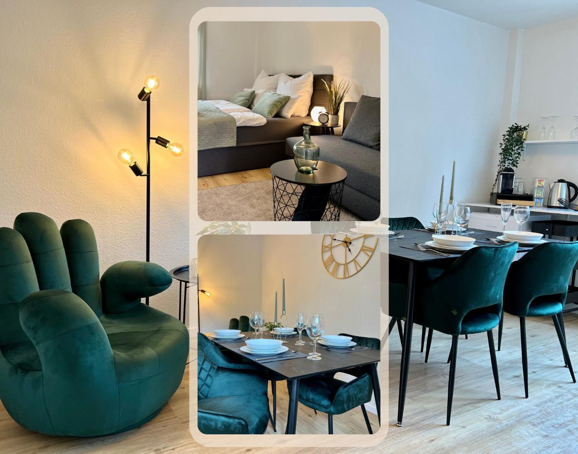 Design Apartment Mit Balkon - Kueche - Netflix إسن المظهر الخارجي الصورة